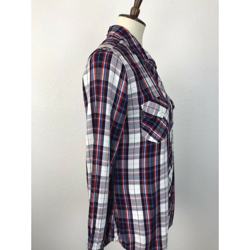 Rails Multicolor Plaid Button Down Top - image 3